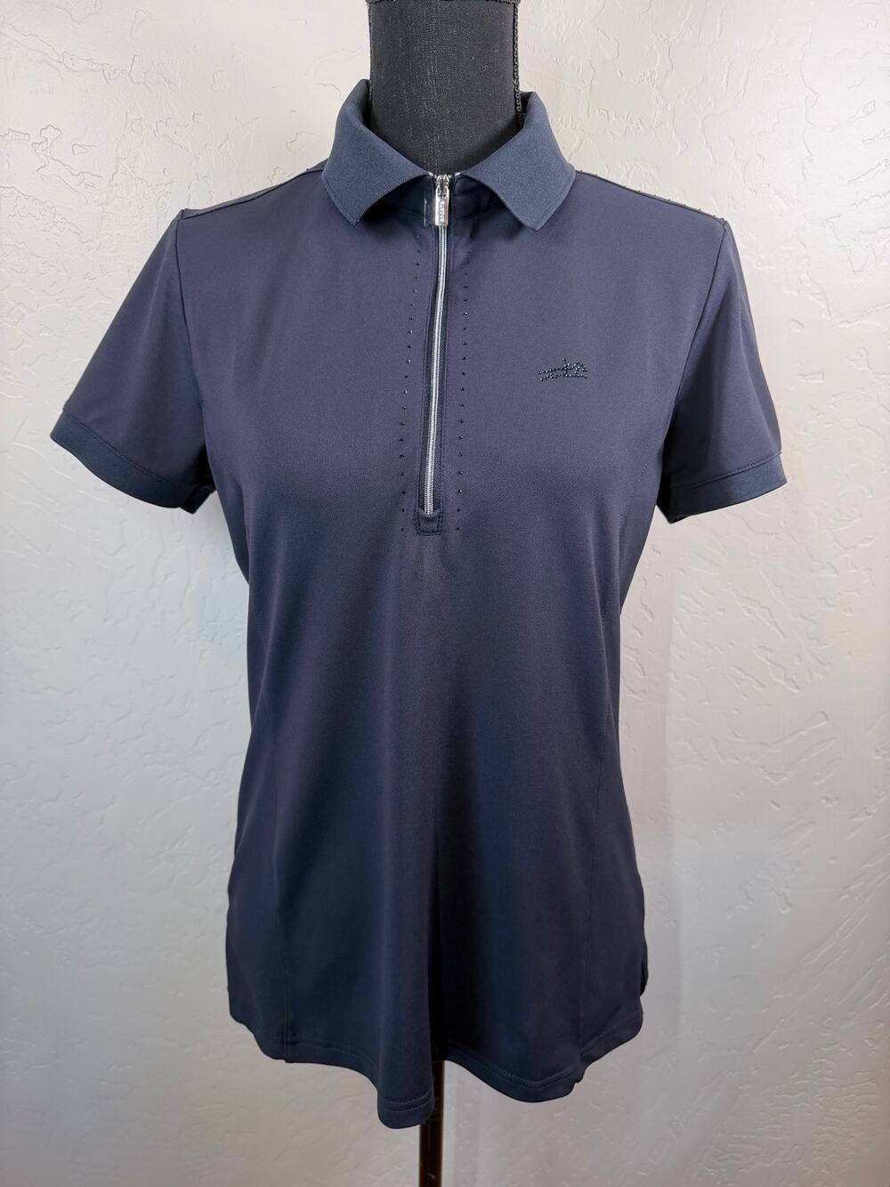 Schockemohle Sports Faye Polo Shirt Blue SCH_FAYE style size L